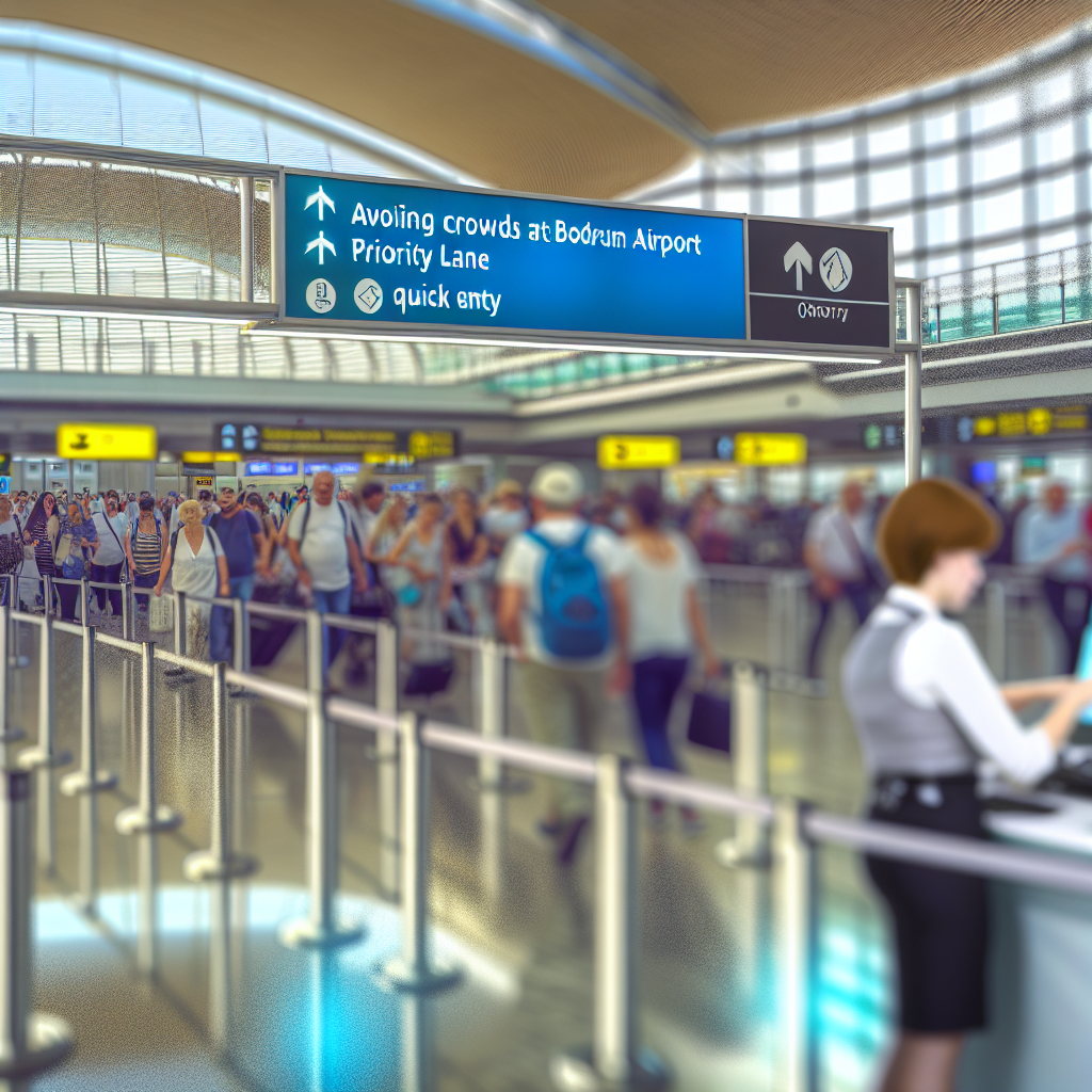Avoid the Crowds: Bodrum Airport Priority Lane for Quick Entry - Bodrum Airport Escort Service, fast track bjv airport, Gate to Gate Service Bodrum Airport